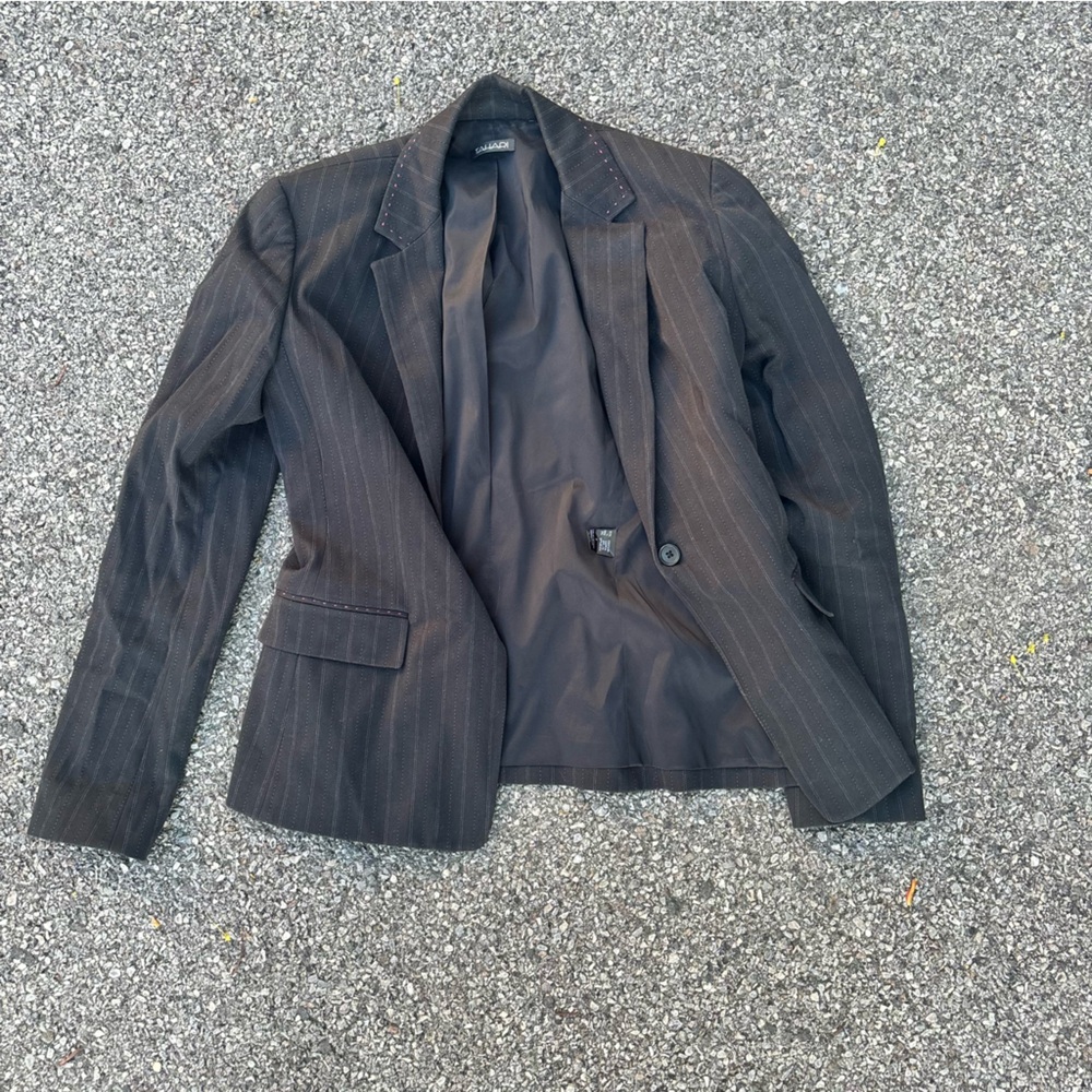 Blazer with stripe details